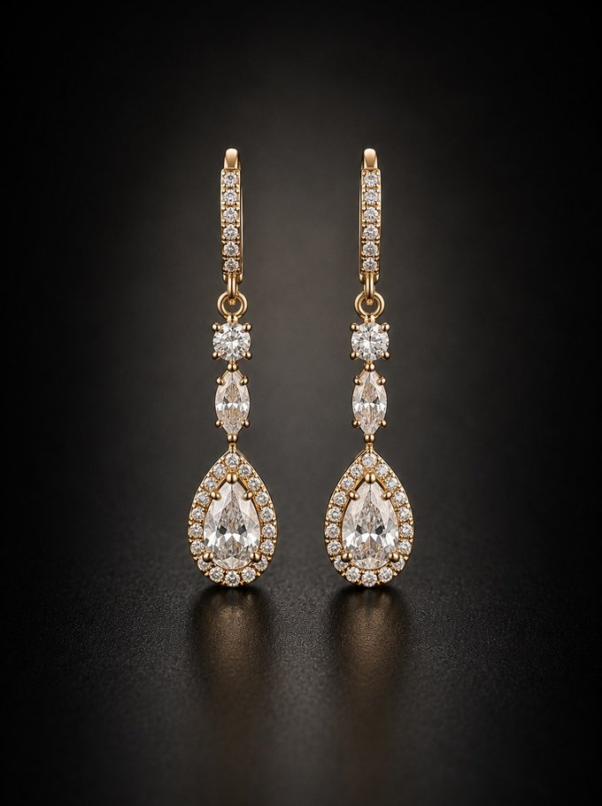 Boucles d'oreilles en joaillerie fine