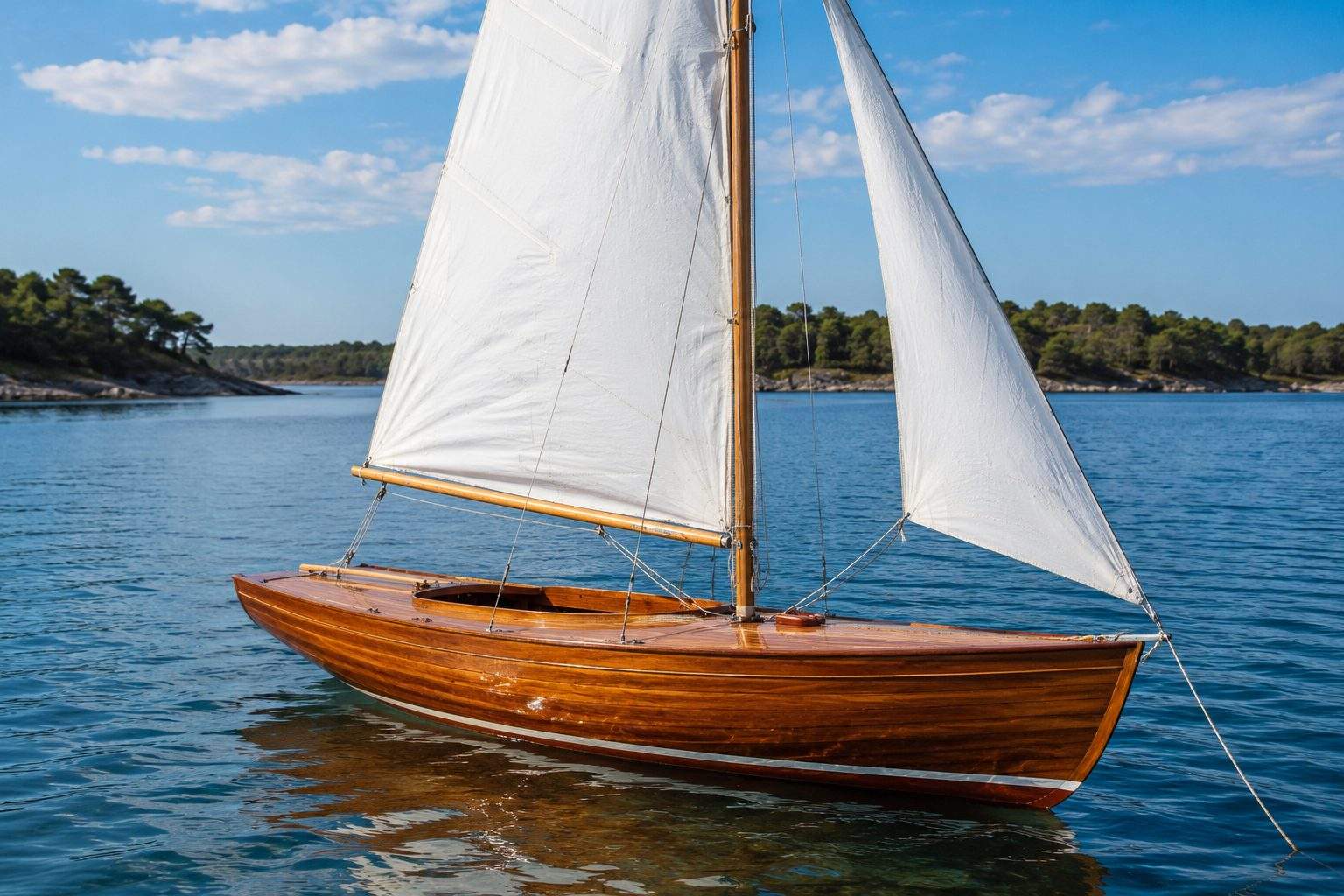 Mise à l'eau d'un bateau restauré