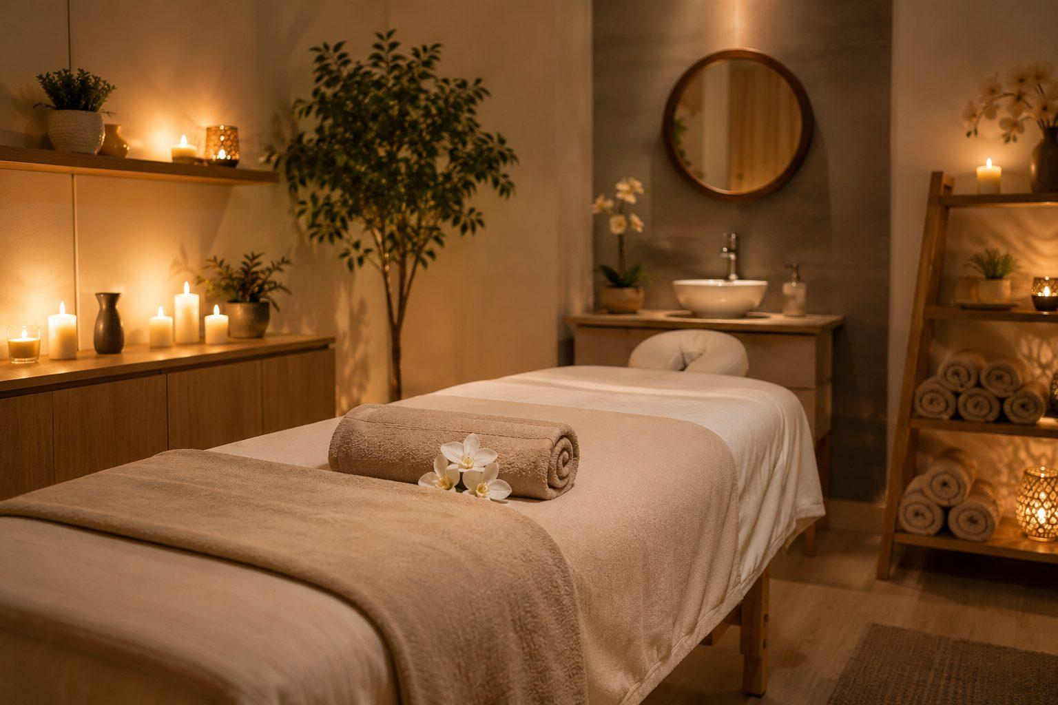 Salle de soins du spa